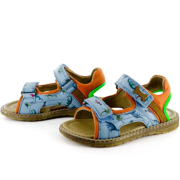 New calf steelblue Sandalen