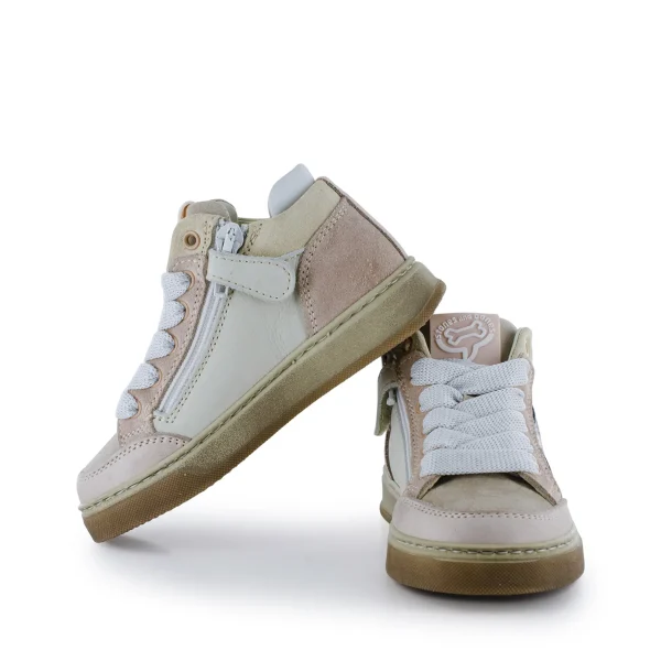 Hot calf nude + ivor Halfhoge Schoenen