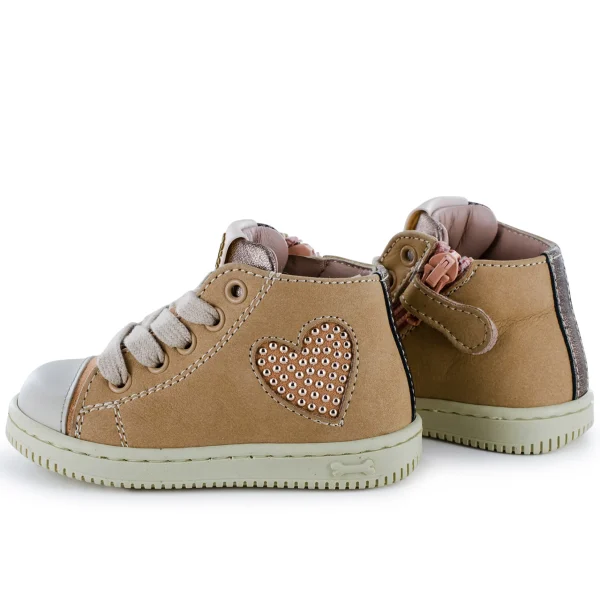 New calf salmon Halfhoge Schoenen