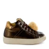 Hot metal bronze Halfhoge Schoenen