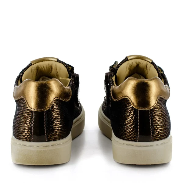 Hot metal bronze Halfhoge Schoenen