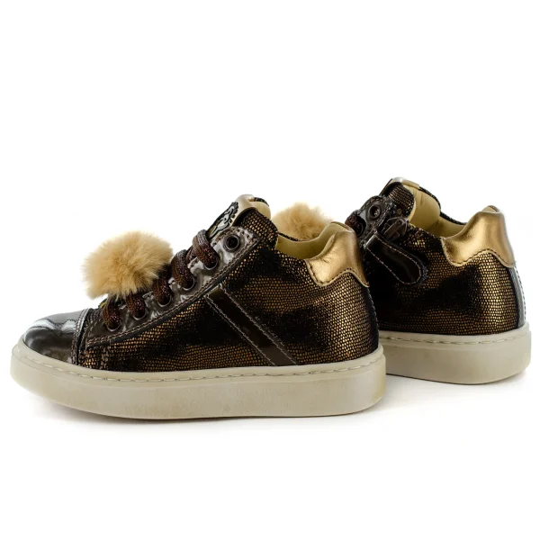 Hot metal bronze Halfhoge Schoenen