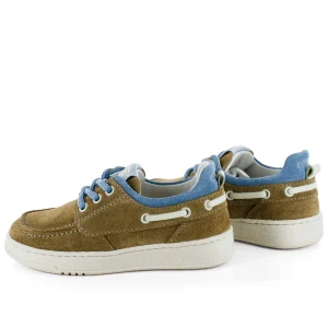 Hot crs - calf sand + steelblue Lage Schoenen