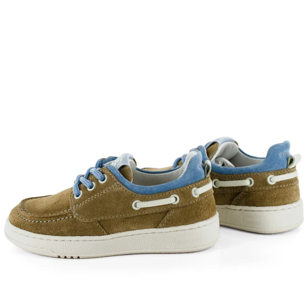 Hot crs - calf sand + steelblue Lage Schoenen