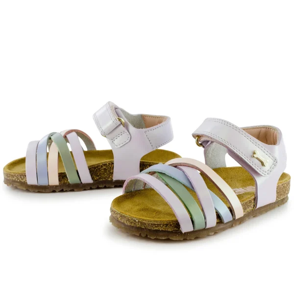 Sale calf perl lilac Sandalen
