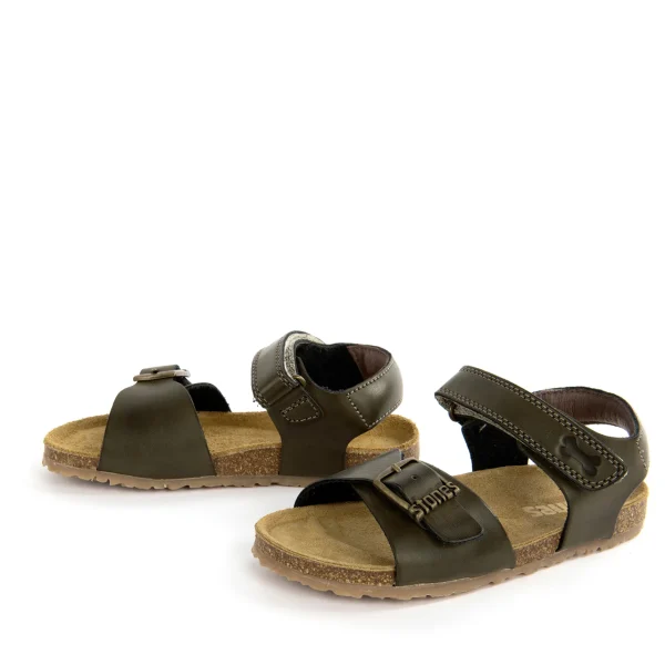 Outlet eco olive Sandalen