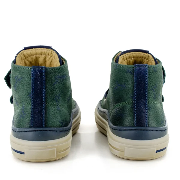 Best crs - nabuk d.green + navy Halfhoge Schoenen
