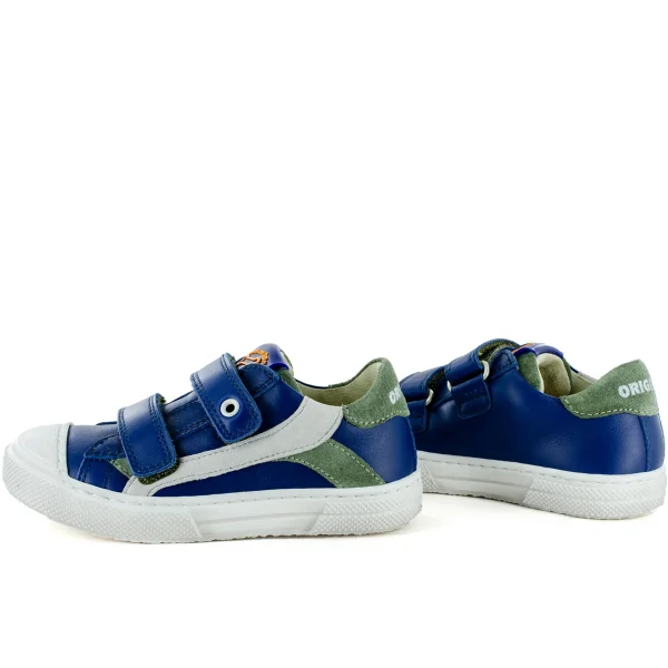 Hot calf ocean + off white Lage Schoenen