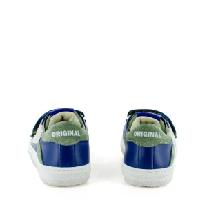 Hot calf ocean + off white Lage Schoenen