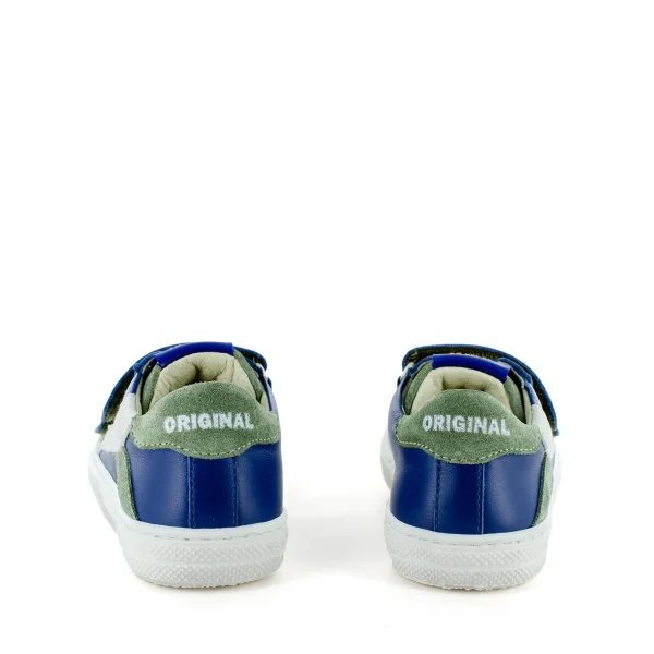 Hot calf ocean + off white Lage Schoenen