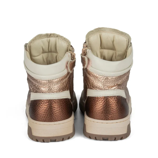 Sale crs - metal nude + gold Halfhoge Schoenen