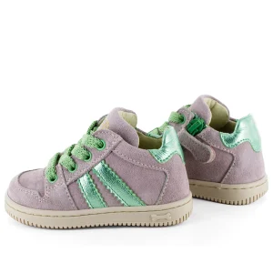 Fashion crs mauve + l.green Lage Schoenen