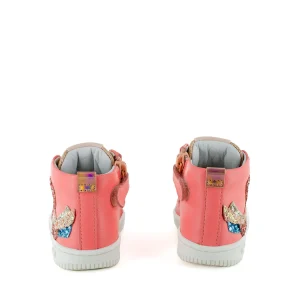 Online calf coral Halfhoge Schoenen