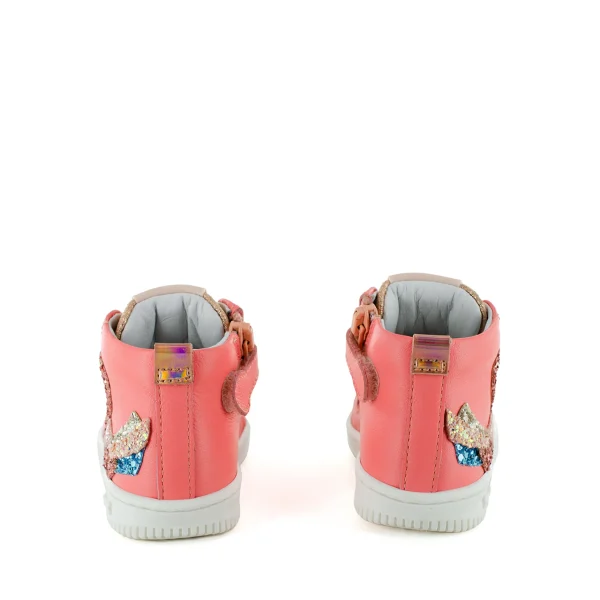 Online calf coral Halfhoge Schoenen