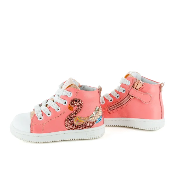 Online calf coral Halfhoge Schoenen