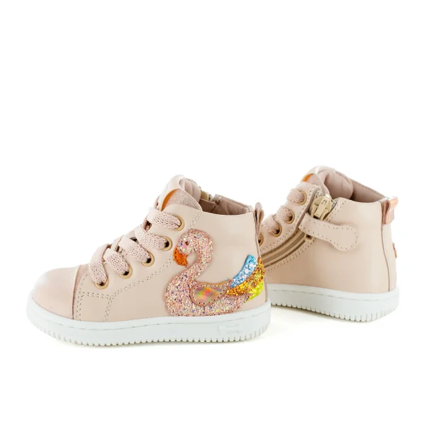 New vit nude Halfhoge Schoenen