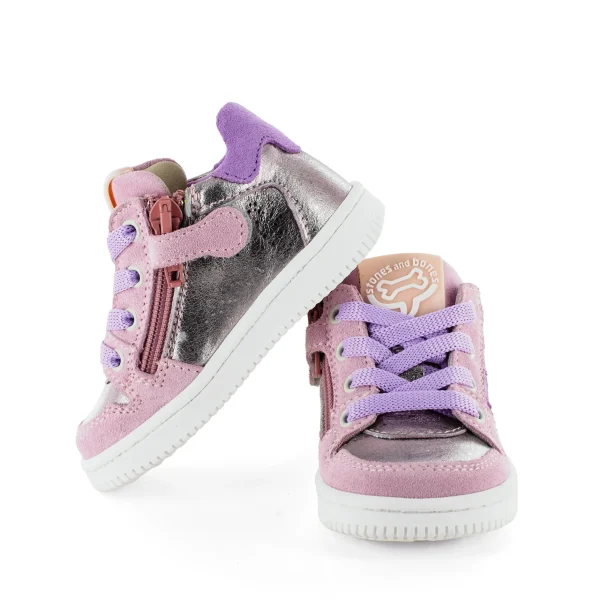 Fashion crs - metal o.rose + mauve Lage Schoenen