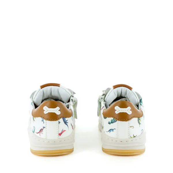 Fashion vit ivor + cuoio Lage Schoenen