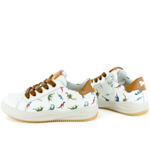 Fashion vit ivor + cuoio Lage Schoenen
