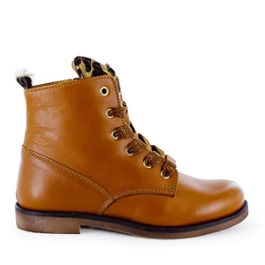 Discount calf cognac Enkellaarsjes