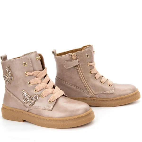 Fashion calf nude Enkellaarsjes