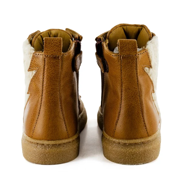 Discount calf cognac Enkellaarsjes