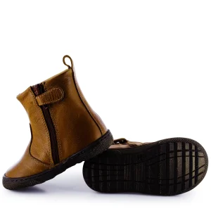 Discount calf cognac Enkellaarsjes
