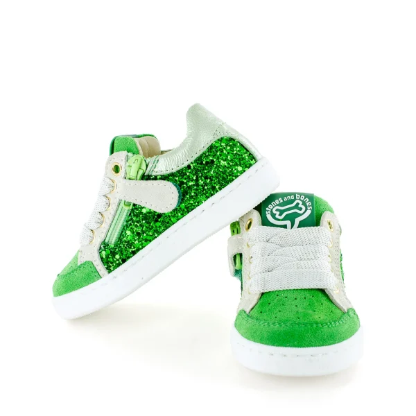 Online crs - glitter green Lage Schoenen