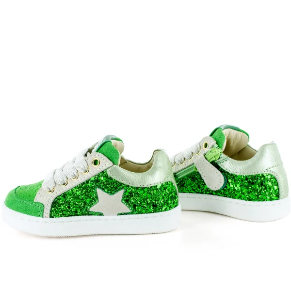 Online crs - glitter green Lage Schoenen