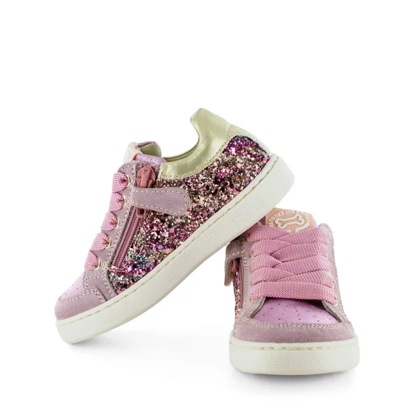 Clearance crs - glitter pink + o.rose Lage Schoenen