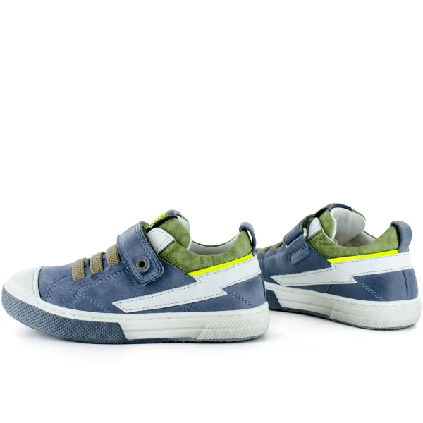 Sale calf denim + khaki Lage Schoenen