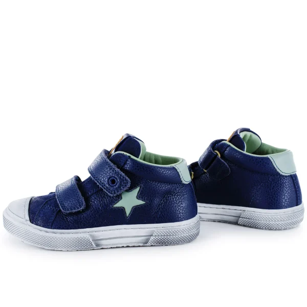 Hot calf - crs blue + oxide Sneakers