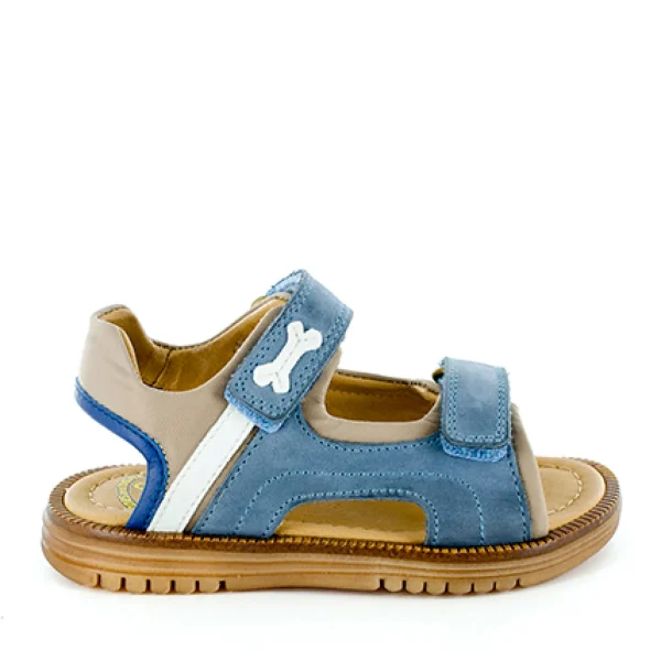 Online calf cuoio + avio Sandalen