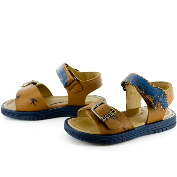 Outlet calf cuoio Sandalen